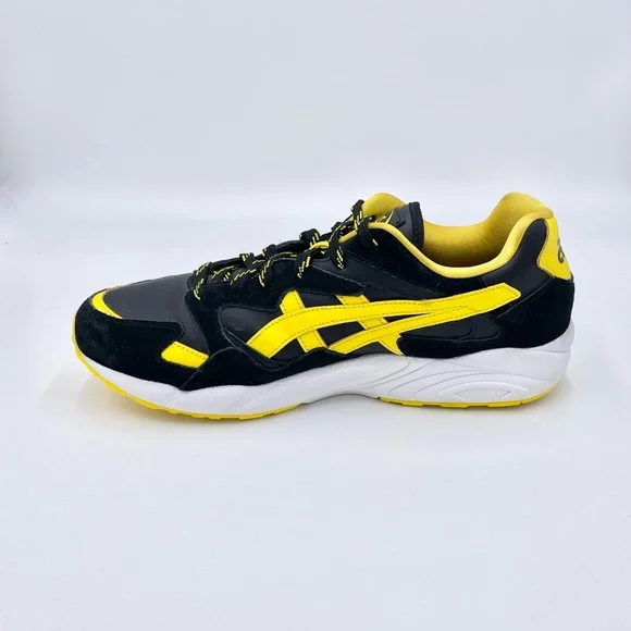 Asics Gel Diablo ‘Welcome To The Dojo’ Sun Logo Yellow Black Sneaker Men’s Sz 10 - Picture 7 of 11